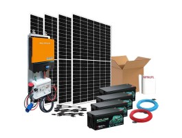 Kit Solar de Litio LiFePO4 de 4000W verano y fines de semana | Damia Solar
