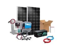Kit solar 500W Litio Uso Diario Onda pura nevera sin congelador | Damia Solar