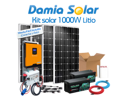 Kit Solar de Litio 1000W Blue para verano y fines de semana | Damia Solar