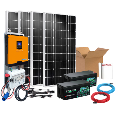 Kit Solar de Litio 1000W Blue para verano y fines de semana | Damia Solar