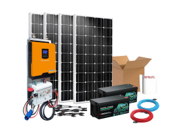 Kit Solar de Litio 1000W Blue para verano y fines de semana | Damia Solar