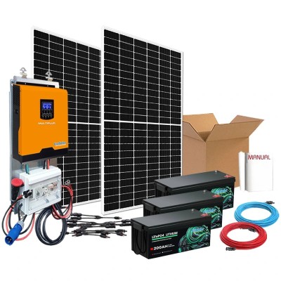 Comprar Kit Solar de Litio 500W para Uso Diario