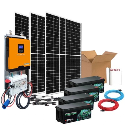 Comprar Kit Solar de Litio 2000W para Uso Diario